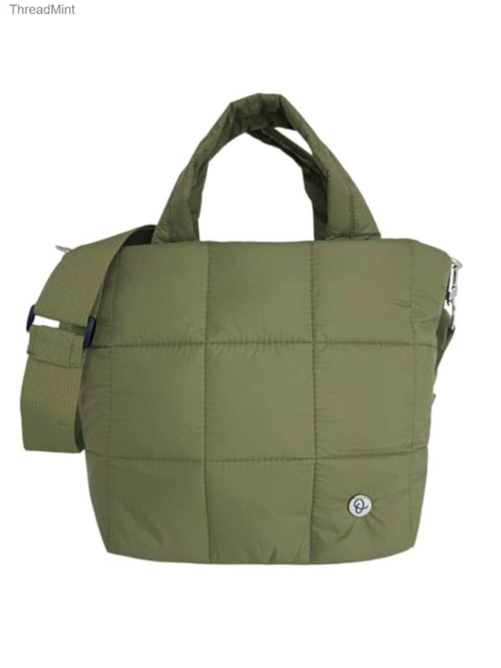 Small Puffer Gym Bag Quilted Crossbody Nylon Shoulder Handbag